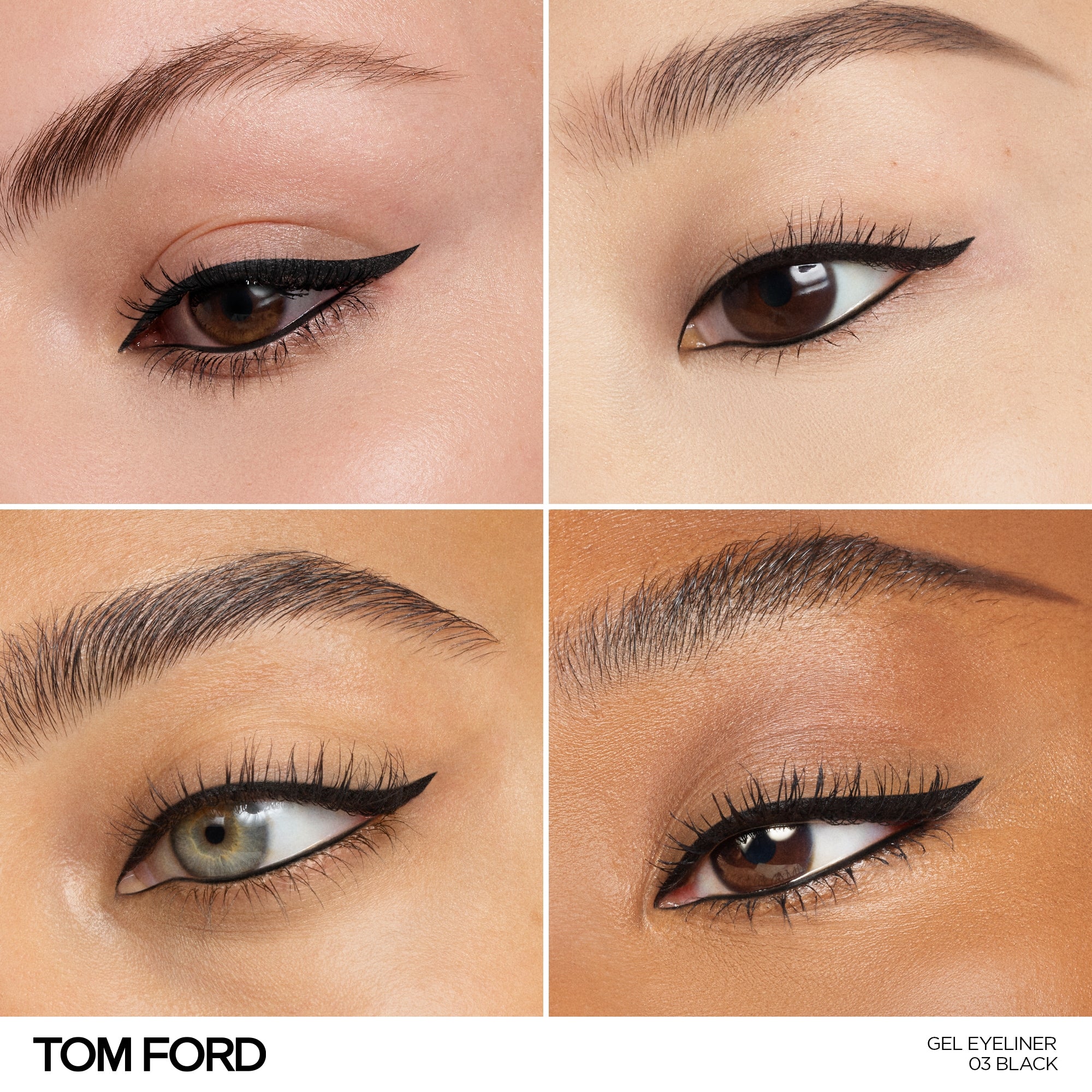 Gel Eyeliner, 1.2 g, 03 Black, 03, Model, multiple