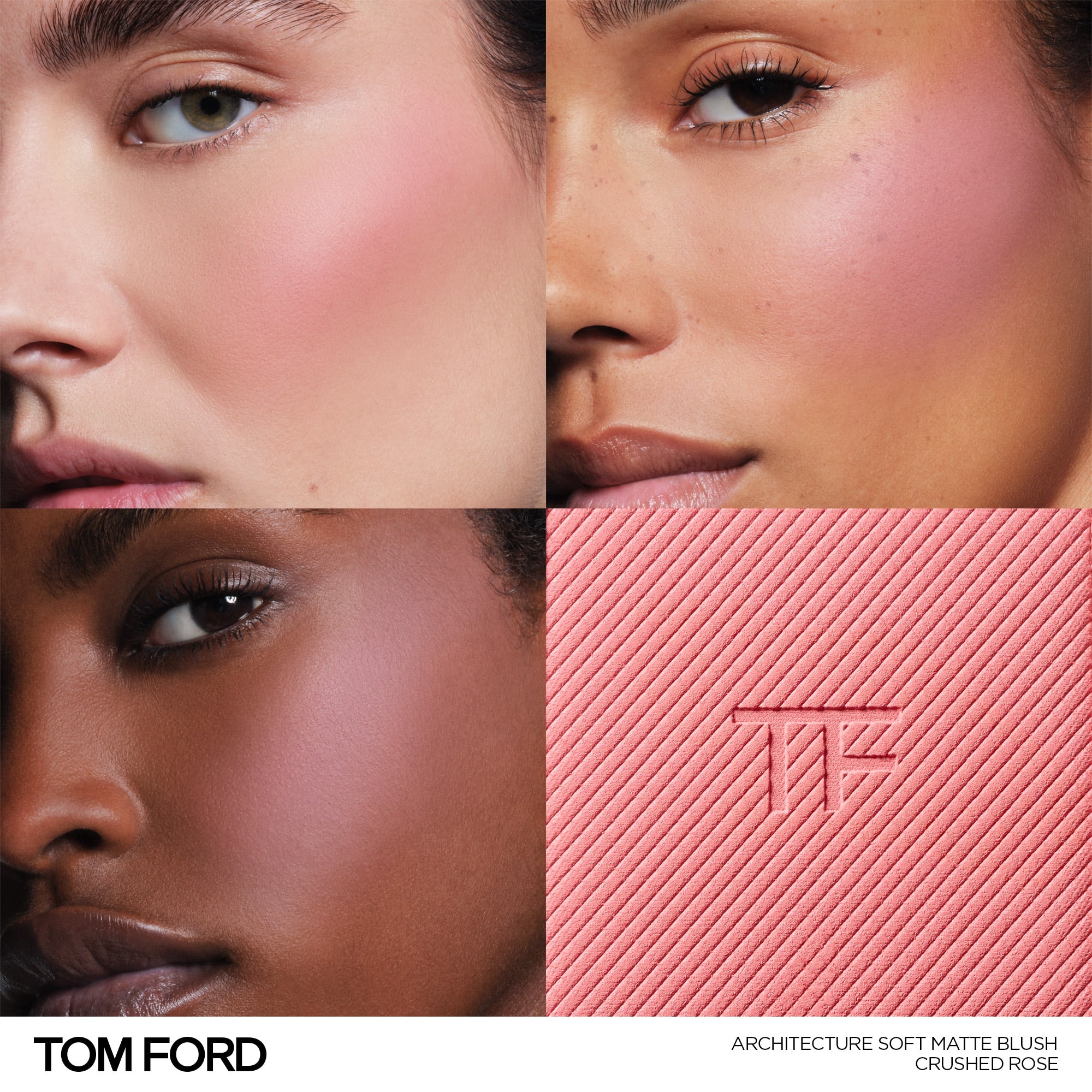 Architecture Soft Matte Blush, 11.0 g, 02 Crushed Rose, 02, Model, multiple