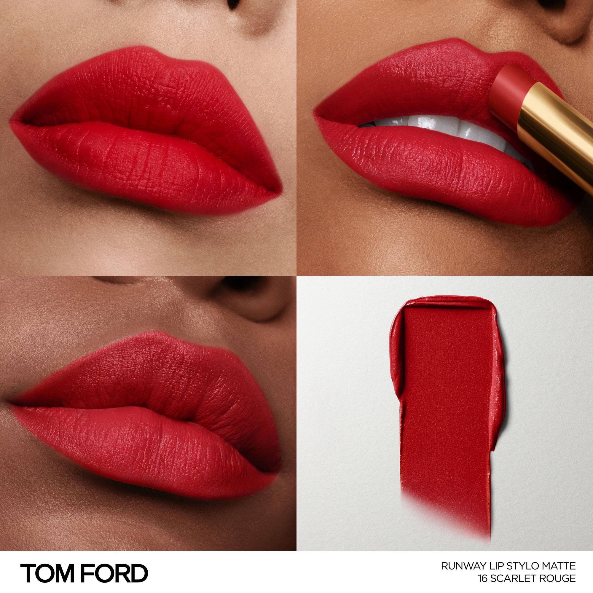 Runway Lip Stylo Matte, 2.0 g, 16 Scarlet Rouge, 16, Model, multiple