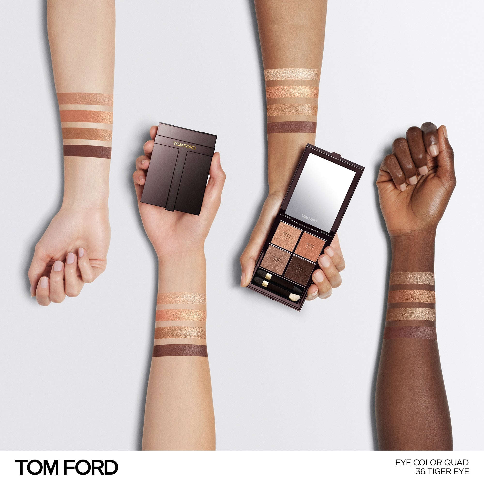 Runway Eye Color Quad Crème, 8.0 g, 36 Tiger Eye, 36, Model