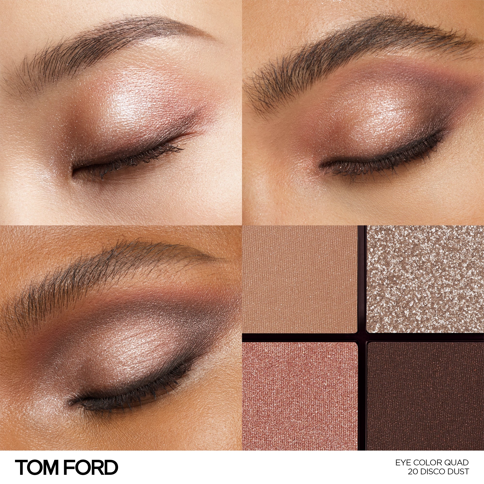 Runway Eye Color Quad Poudre, 11.0 g, 20 Disco Dust, 20, Model, multiple