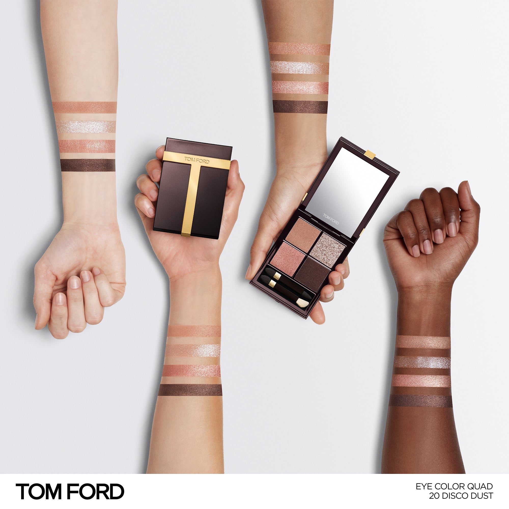 Runway Eye Color Quad Poudre, 11.0 g, 20 Disco Dust, 20, Model