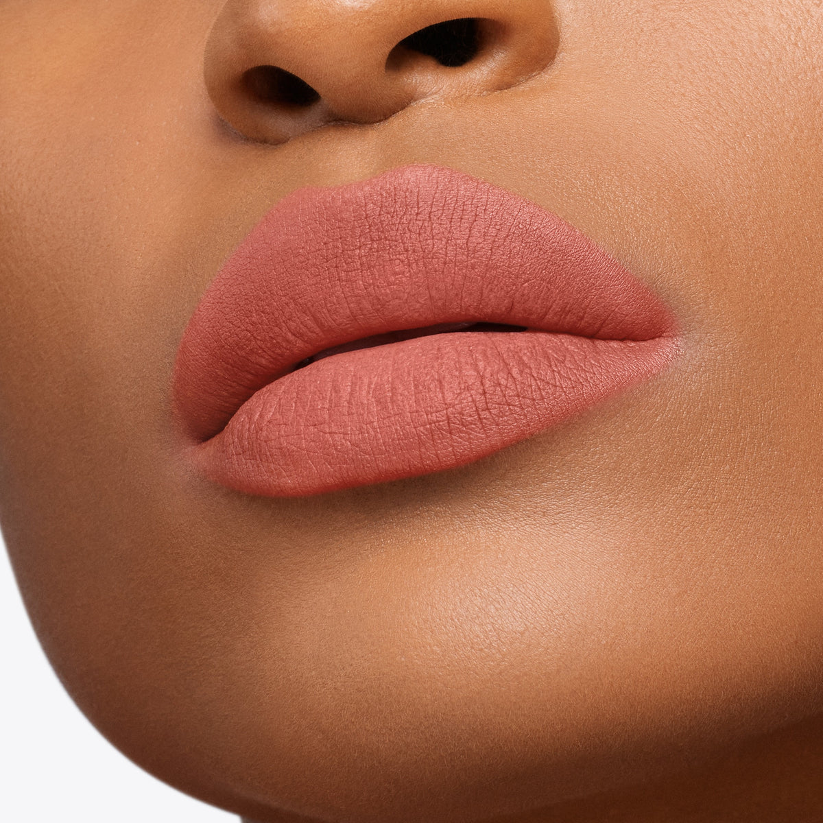 Runway Liquid Lip Color Matte, 6.0 ml, 131 Burnt Peach, 131, Model, deep