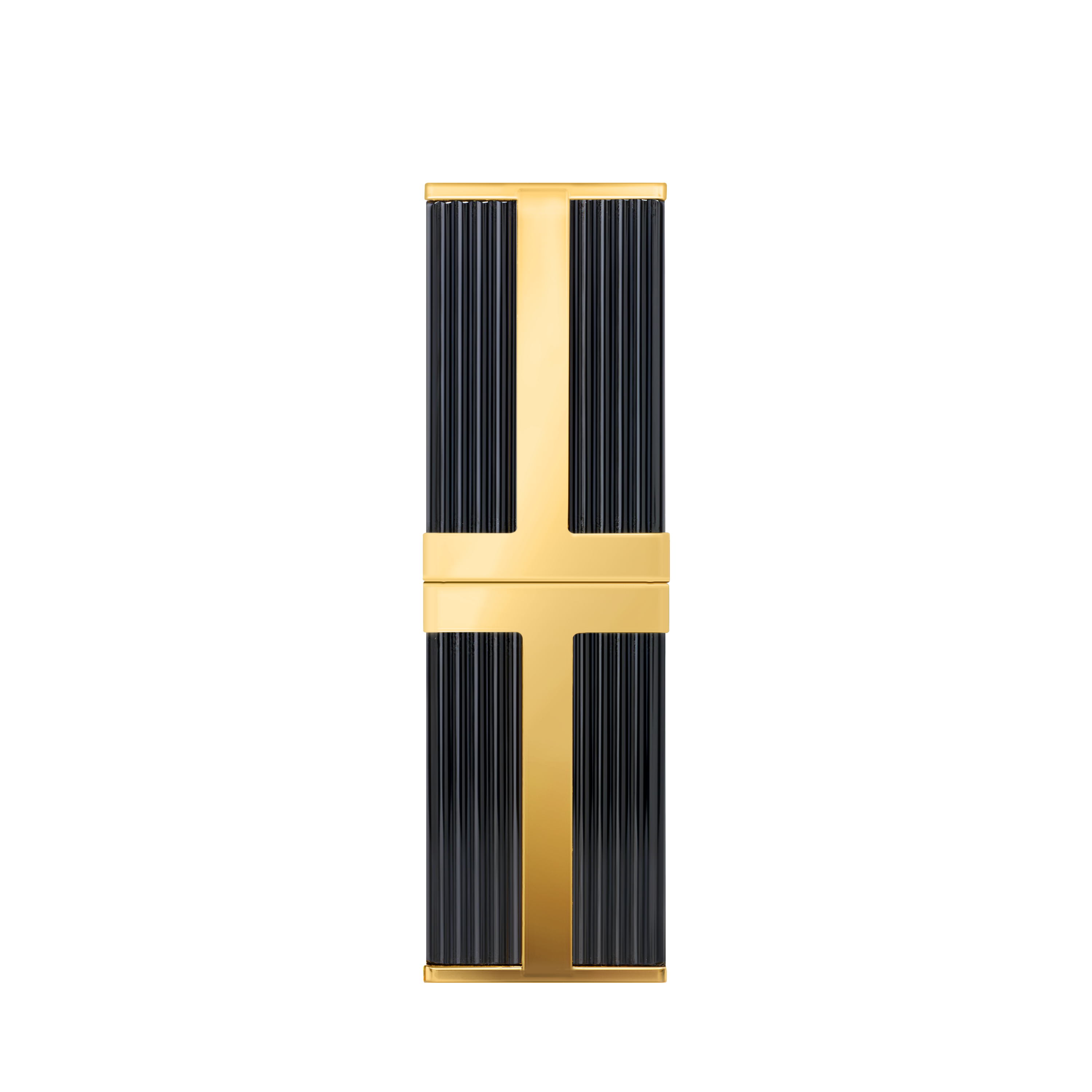 Reserve Lip Color Case, Black Fluted Case, Product Shot