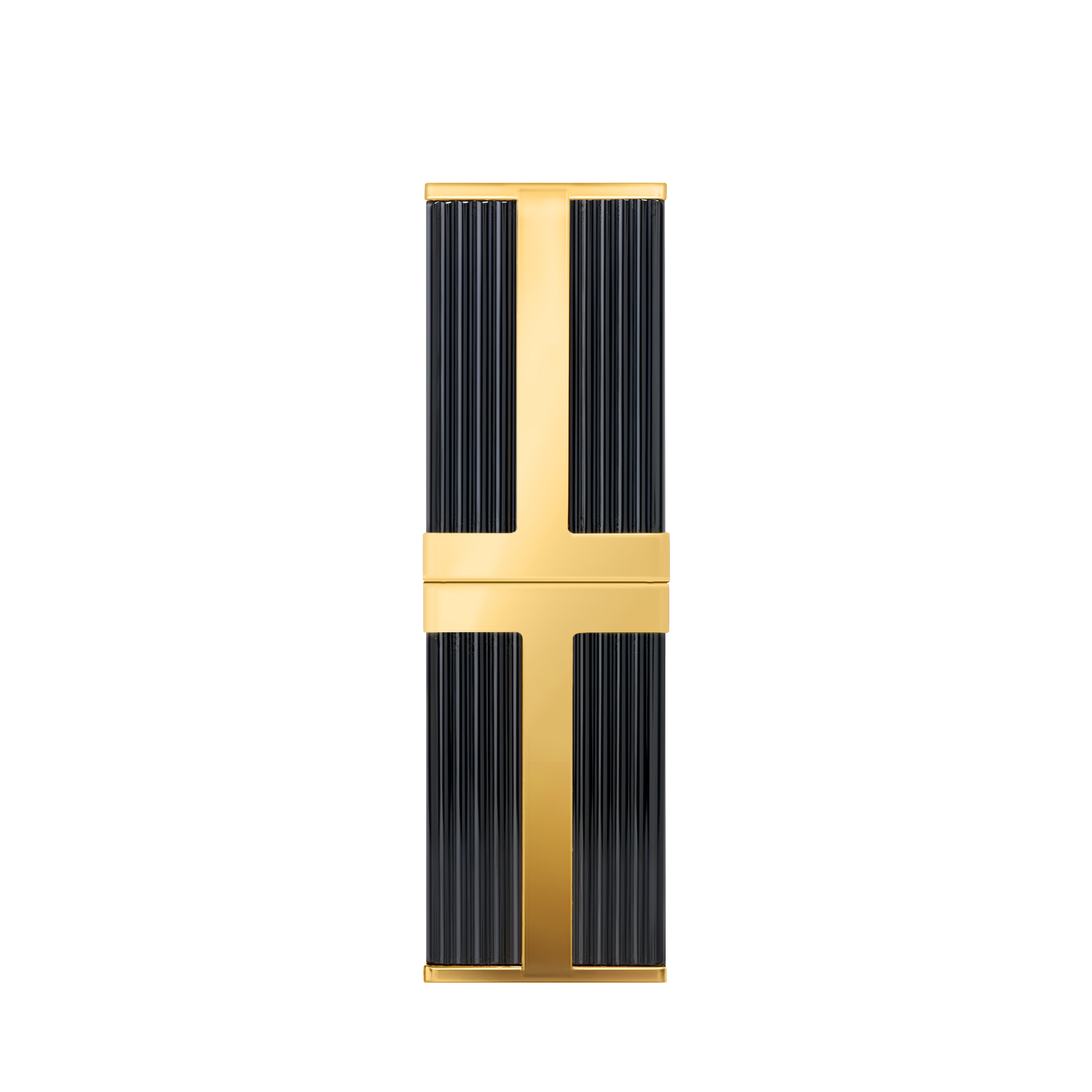 Reserve Lip Color Case, Black Fluted Case, Product Shot