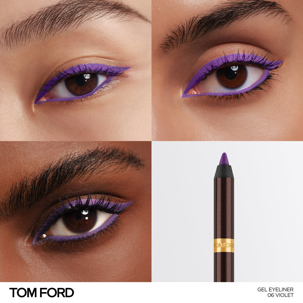 Runway Gel Eyeliner, 1.2 g, 06 Violet, 06, Model, multiple