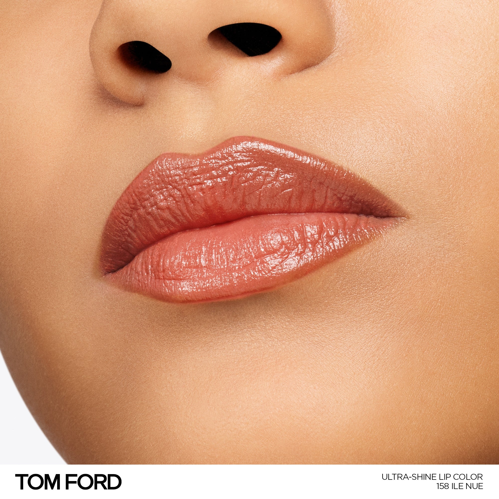 Ultra-Shine Lip Color, 3.3 g, 158 Île Nue, 158, Model, medium
