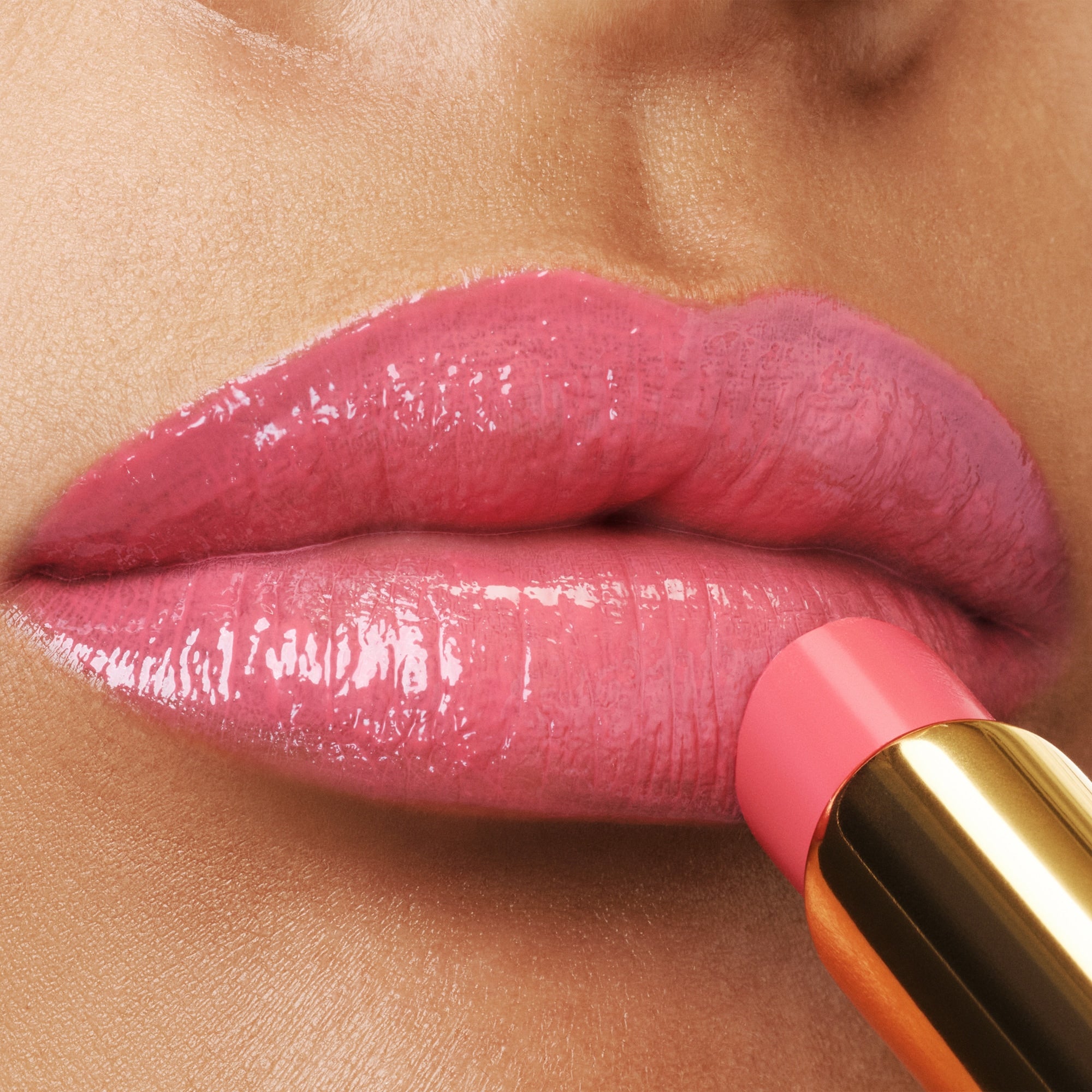 Soleil Summer Ultra-Shine Lip Color, 3.3 g, 40 Rose Beam, 40, Model, medium