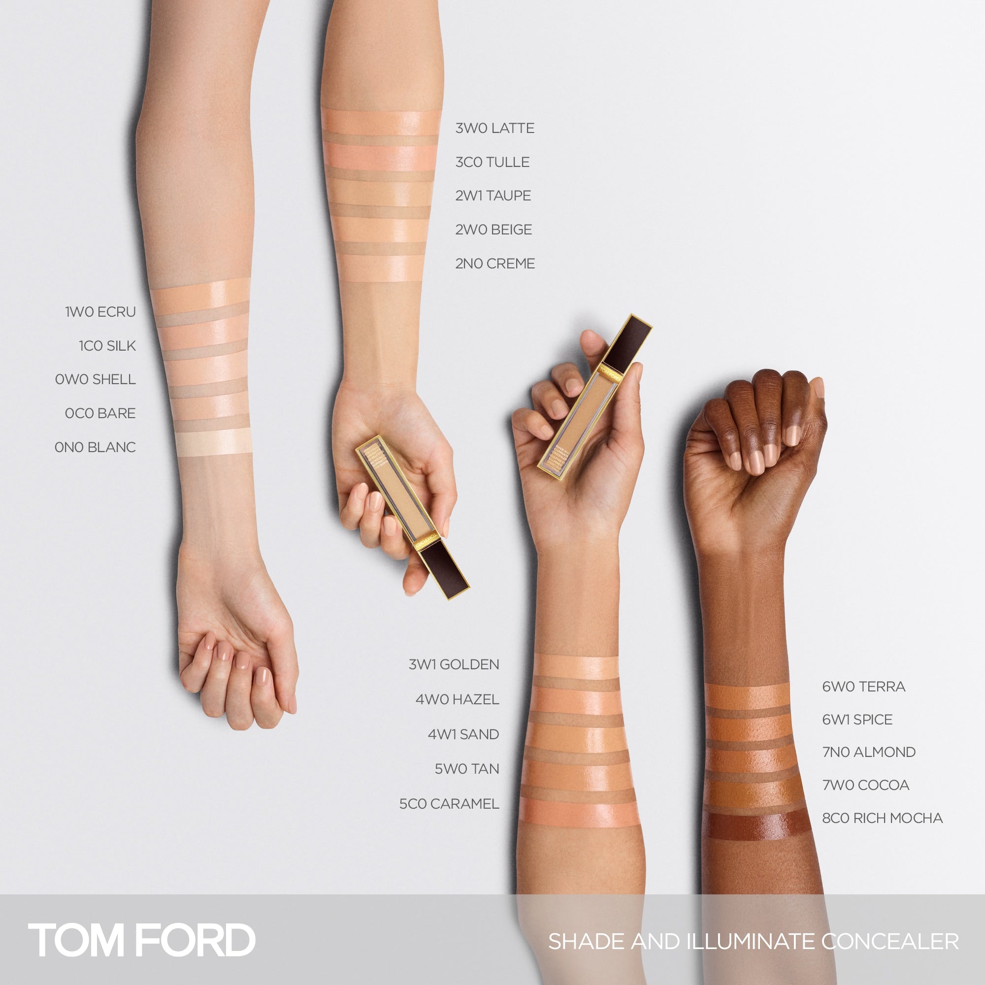 Shade and Illuminate Concealer, 5.4 ml, 2N0 Creme, 2N0, Model, multiple