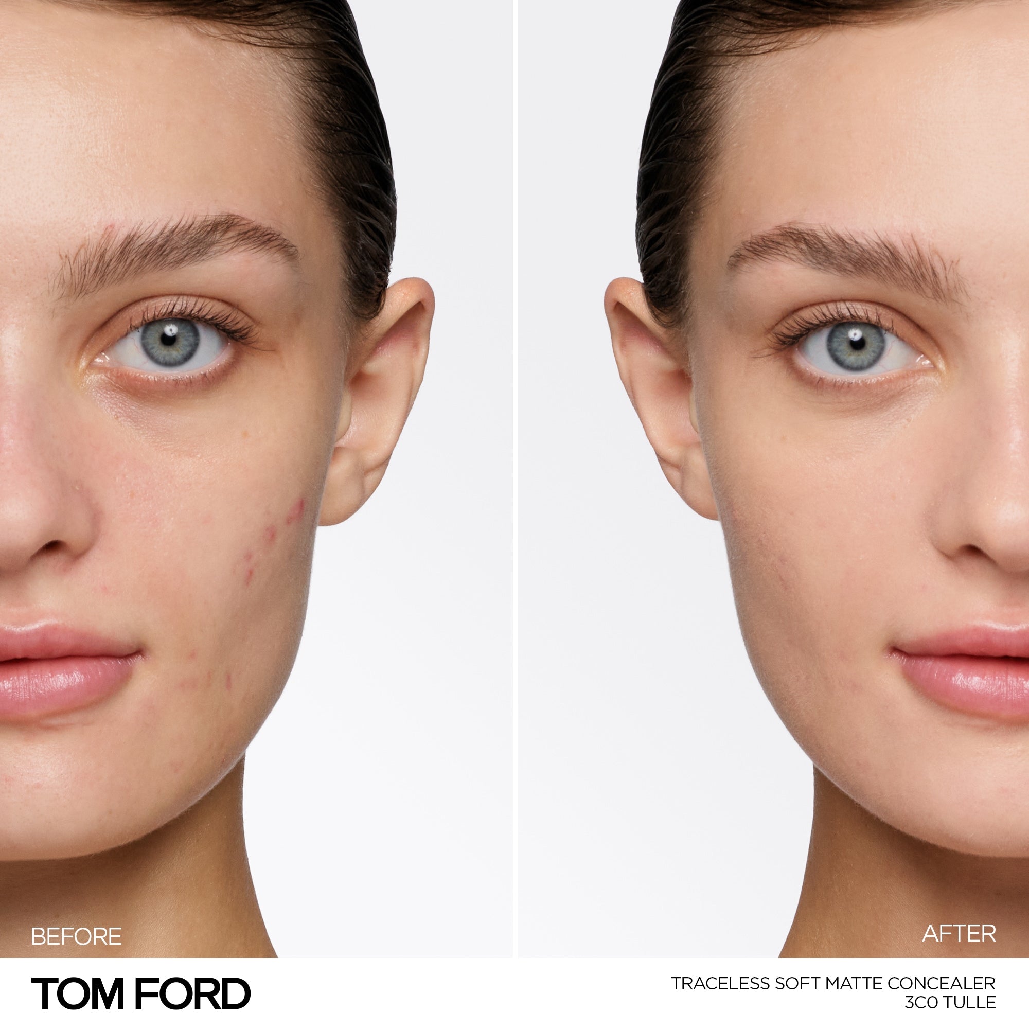 Traceless Soft Matte Concealer, 3.5 g, 3C0 Tulle, 3C0, Model, medium