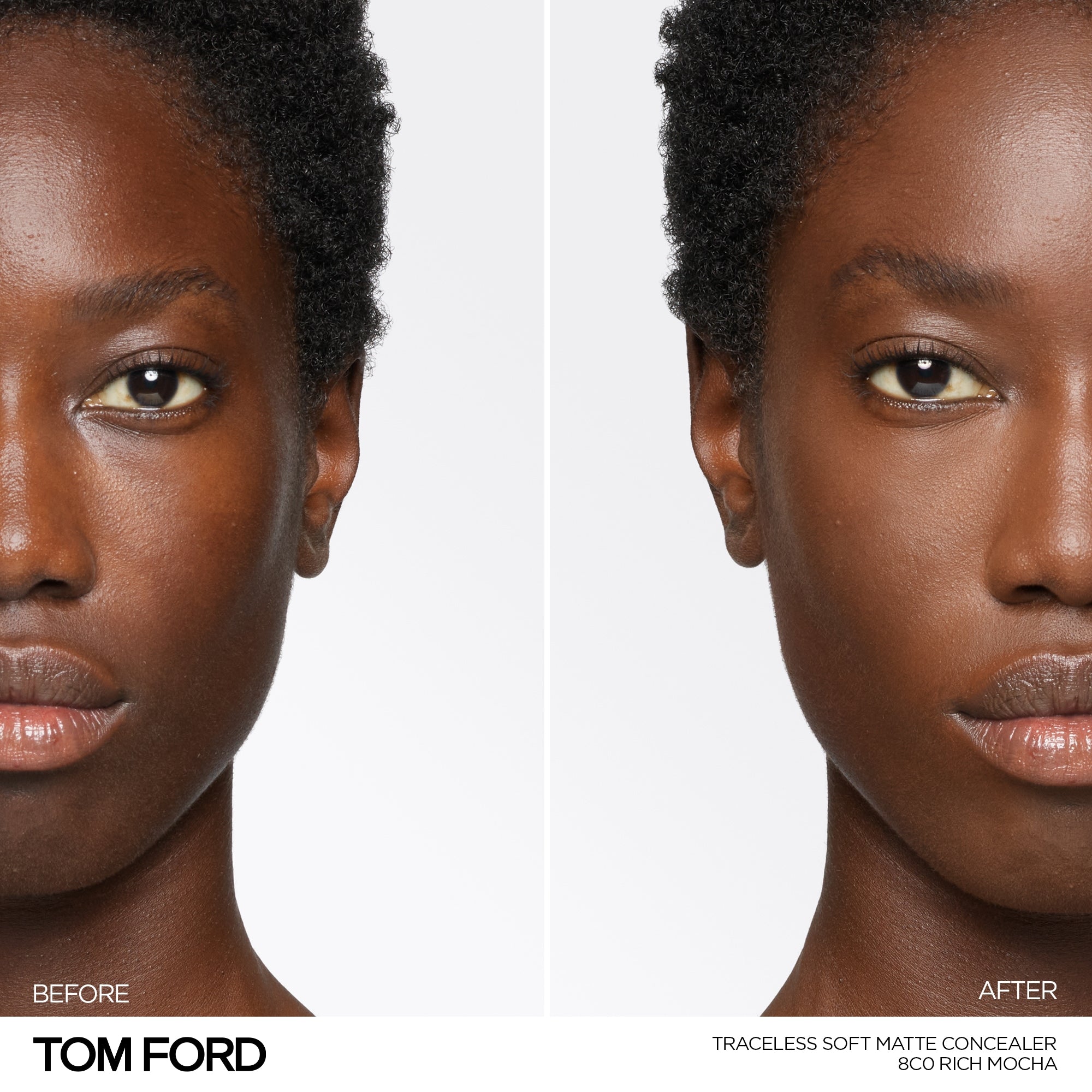 Traceless Soft Matte Concealer, 3.5 g, 8C0 Rich Mocha, 8C0, Model, deep