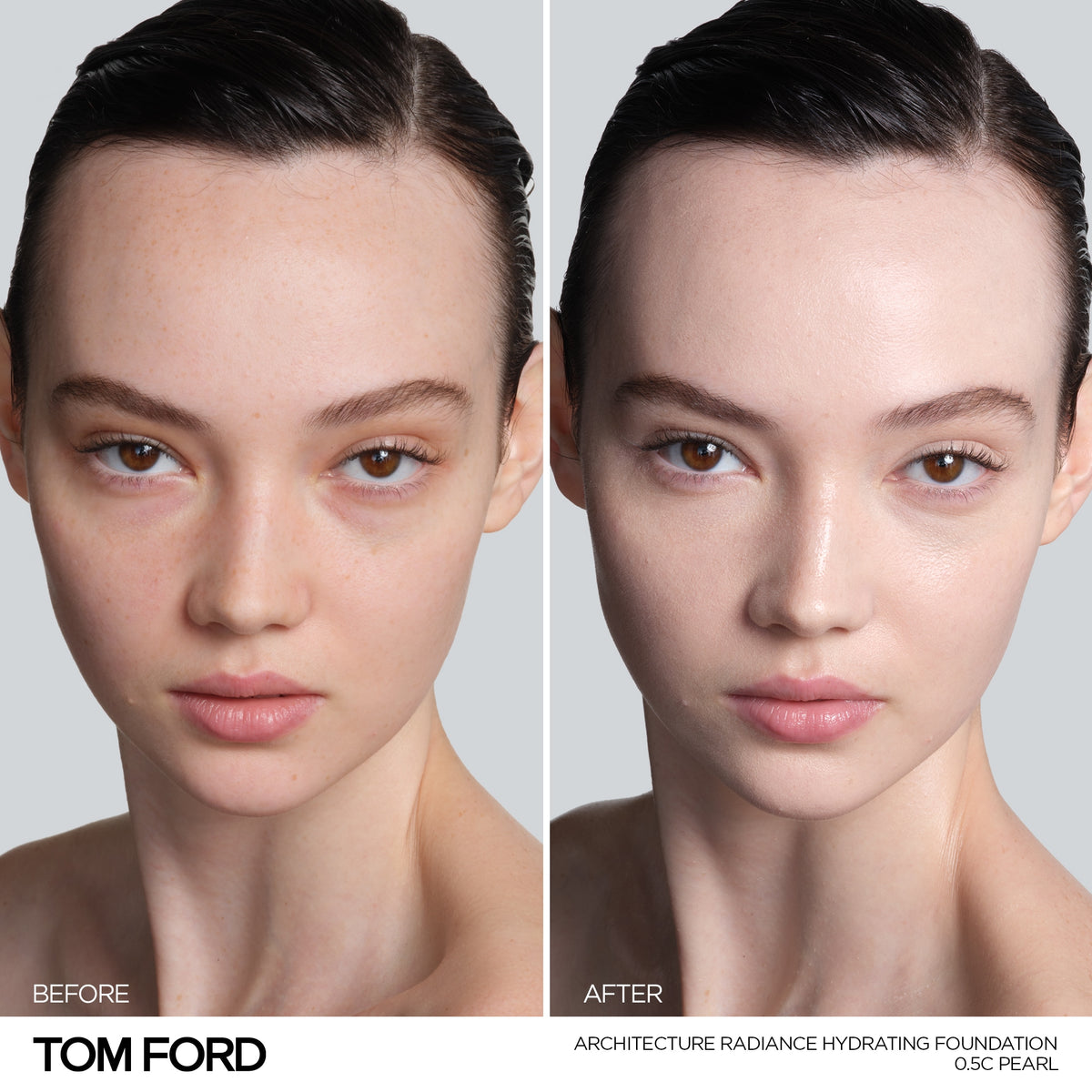 Architecture Radiance Hydrating Foundation Broad Spectrum SPF 50+, 30.0 ml, 0.5C Pearl, 0.5C, Model, light