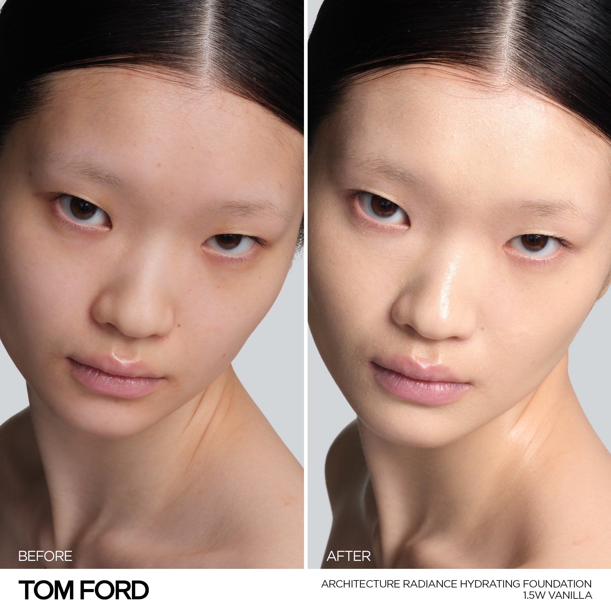 Architecture Radiance Hydrating Foundation Broad Spectrum SPF 50+, 30.0 ml, 1.5W Vanilla, 1.5W, Model, light