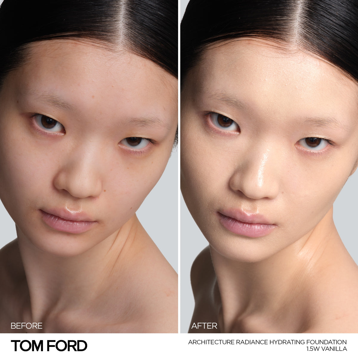 Architecture Radiance Hydrating Foundation Broad Spectrum SPF 50+, 30.0 ml, 1.5W Vanilla, 1.5W, Model, light