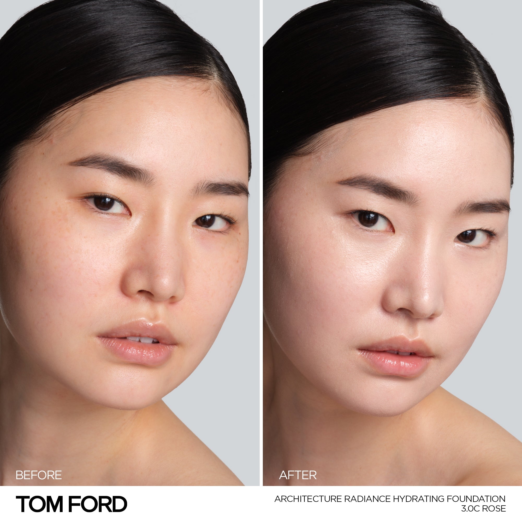 Architecture Radiance Hydrating Foundation Broad Spectrum SPF 50+, 30.0 ml, 3.0C Rose, 3.0C, Model, light