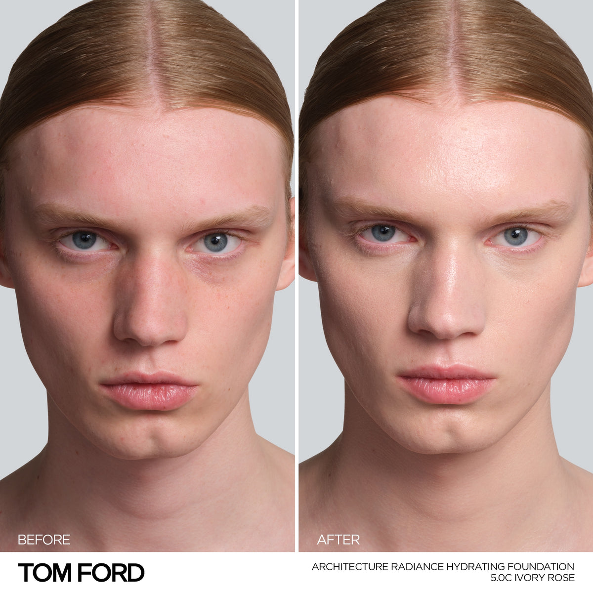 Architecture Radiance Hydrating Foundation Broad Spectrum SPF 50+, 30.0 ml, 5.0C Ivory Rose, 5.0C, Model, light