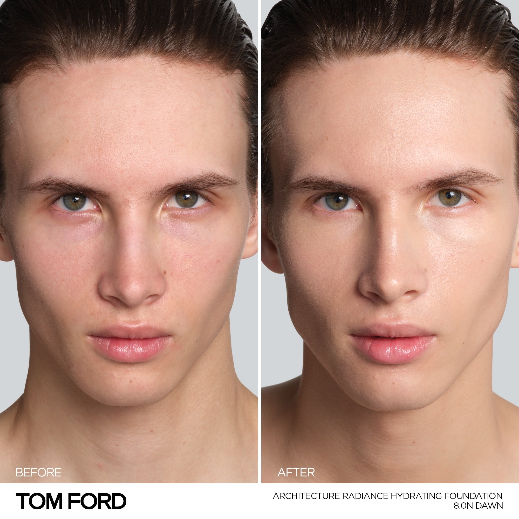 Architecture Radiance Hydrating Foundation Broad Spectrum SPF 50+, 30.0 ml, 8.0N Dawn, 8.0N, Model, light