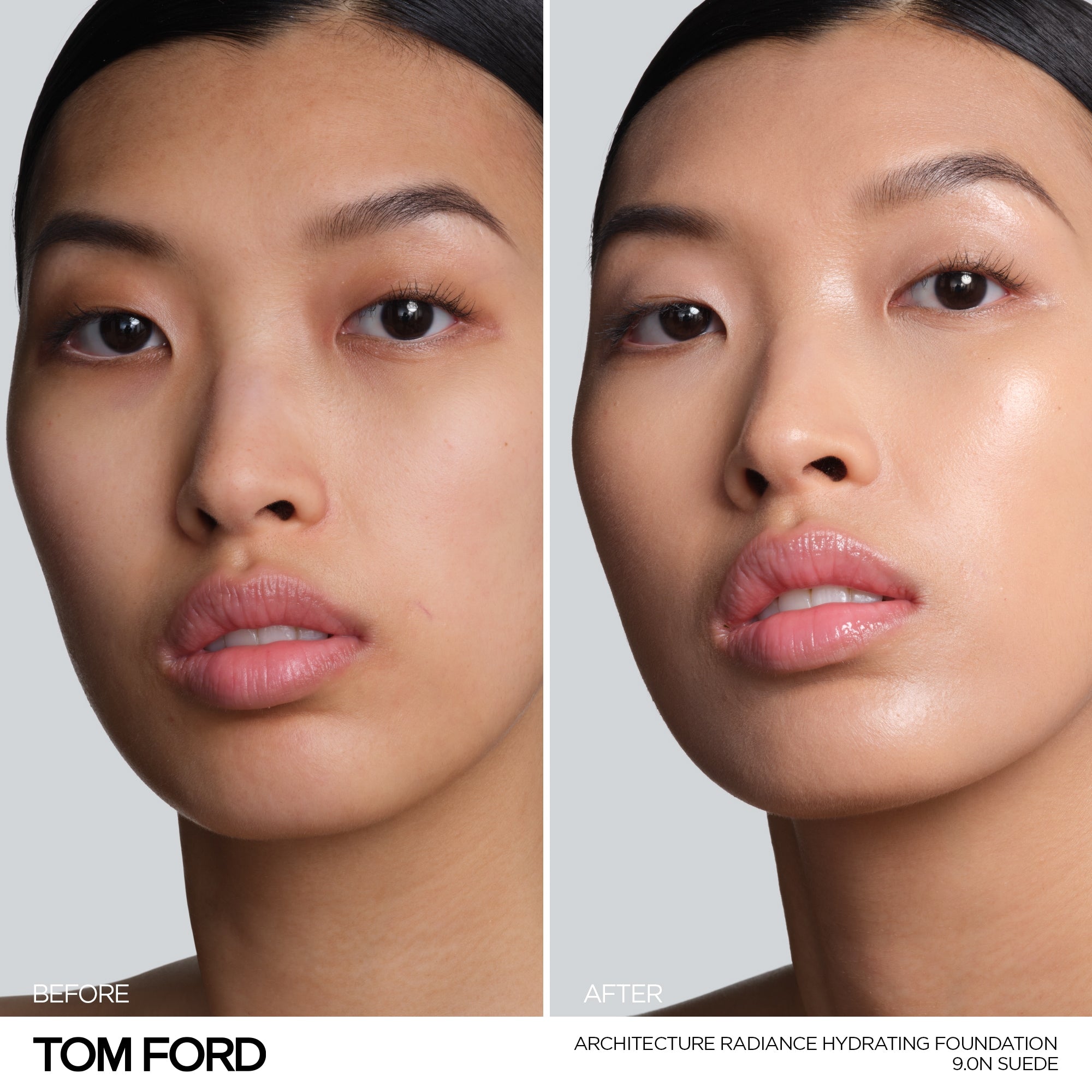Architecture Radiance Hydrating Foundation Broad Spectrum SPF 50+, 30.0 ml, 9.0N Suede, 9.0N, Model, medium