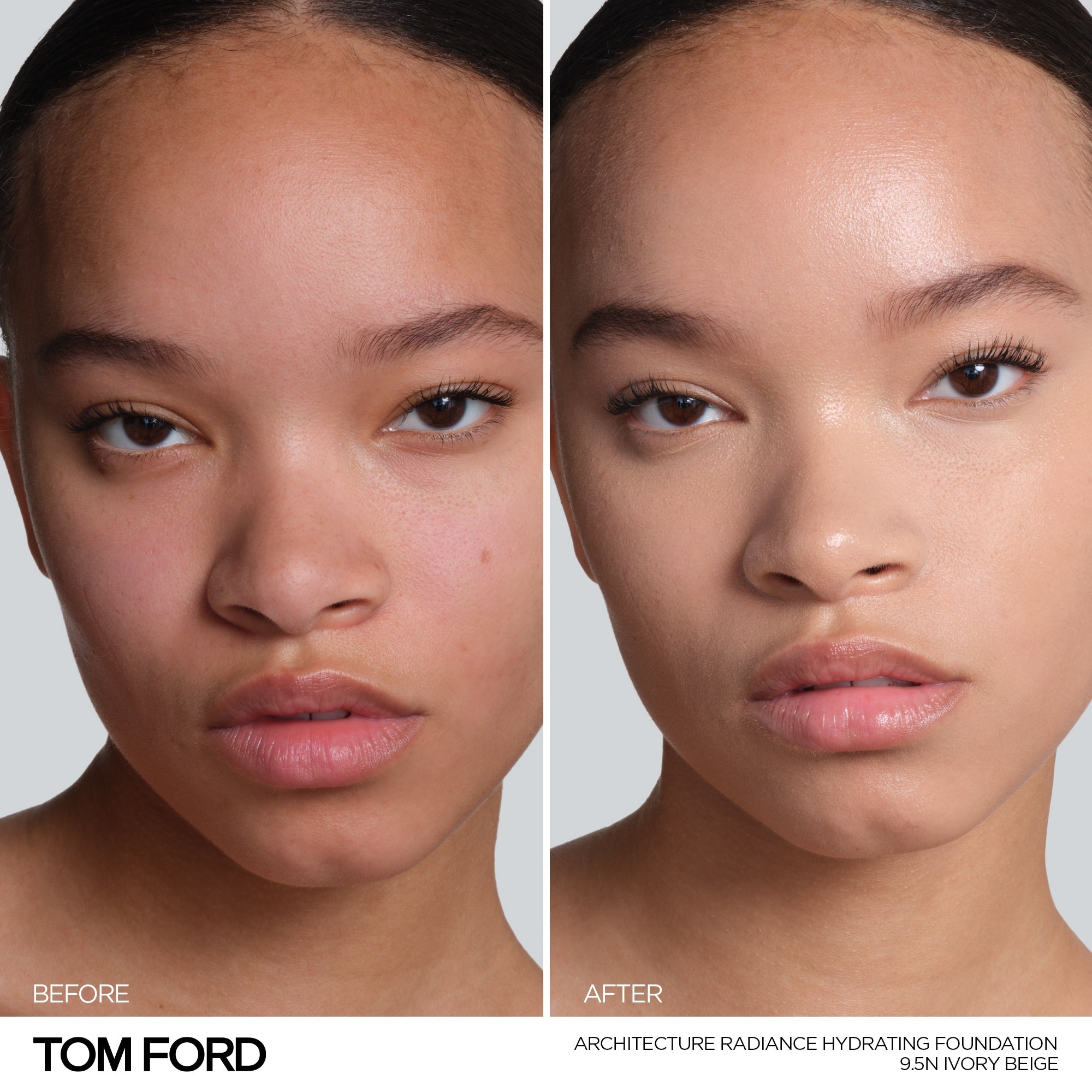 Architecture Radiance Hydrating Foundation Broad Spectrum SPF 50+, 30.0 ml, 9.5 I Ivory Beige, 9.5 I, Model, medium