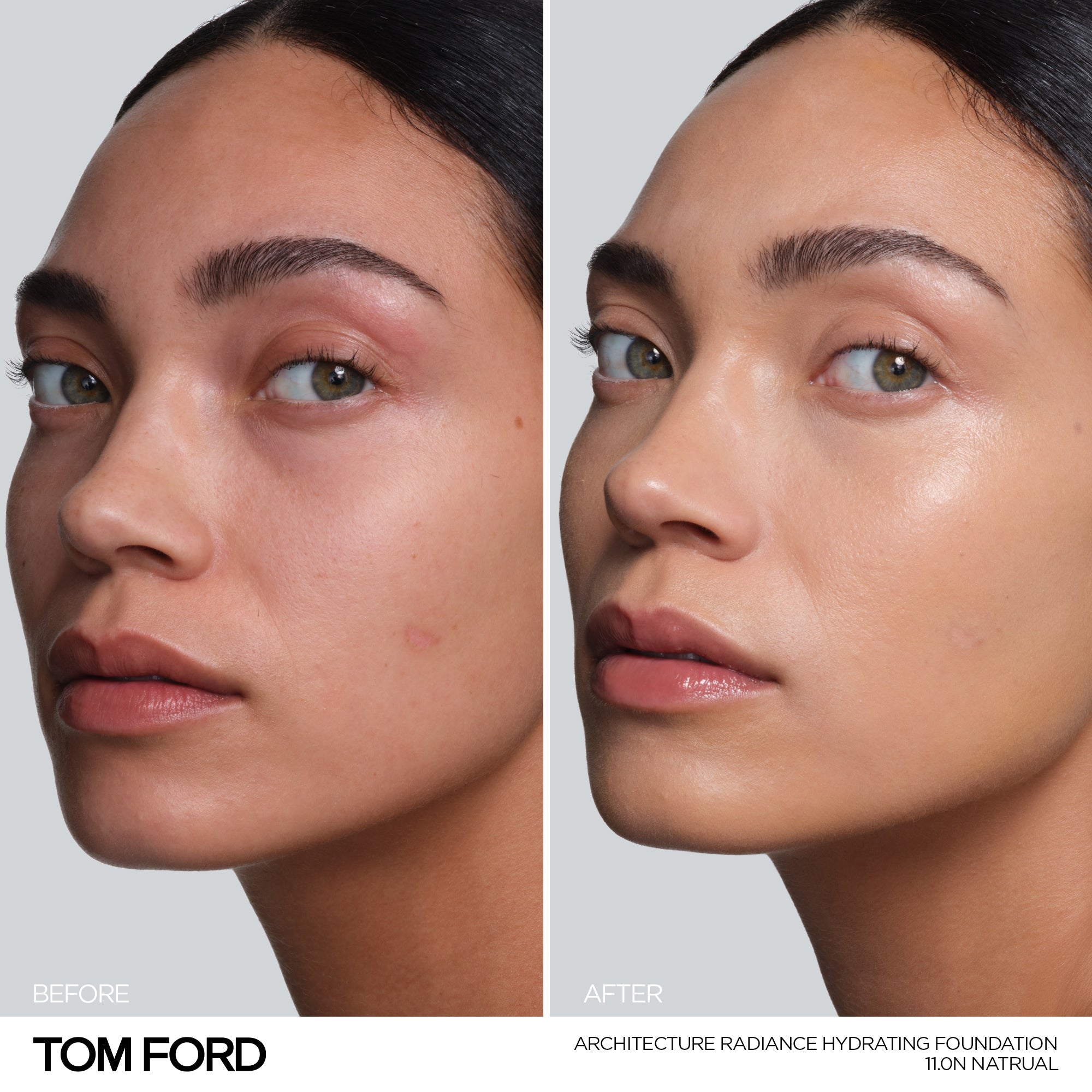 Architecture Radiance Hydrating Foundation Broad Spectrum SPF 50+, 30.0 ml, 11.0N Natural, 11.0N, Model, medium