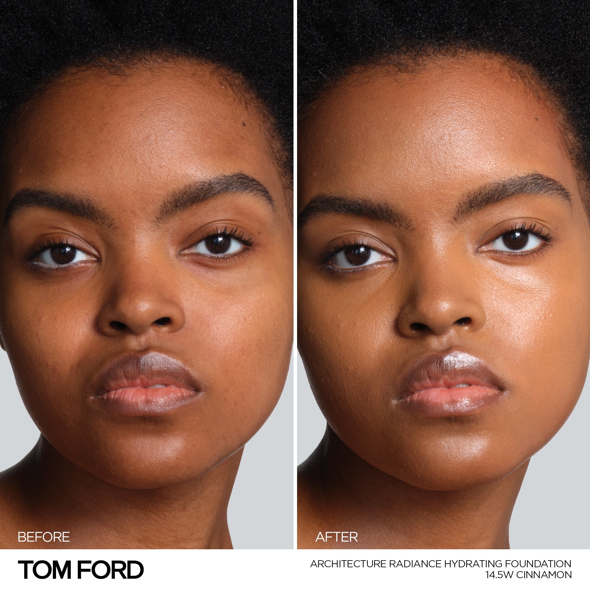 Architecture Radiance Hydrating Foundation Broad Spectrum SPF 50+, 30.0 ml, 14.5W Cinnamon, 14.5W, Model, medium