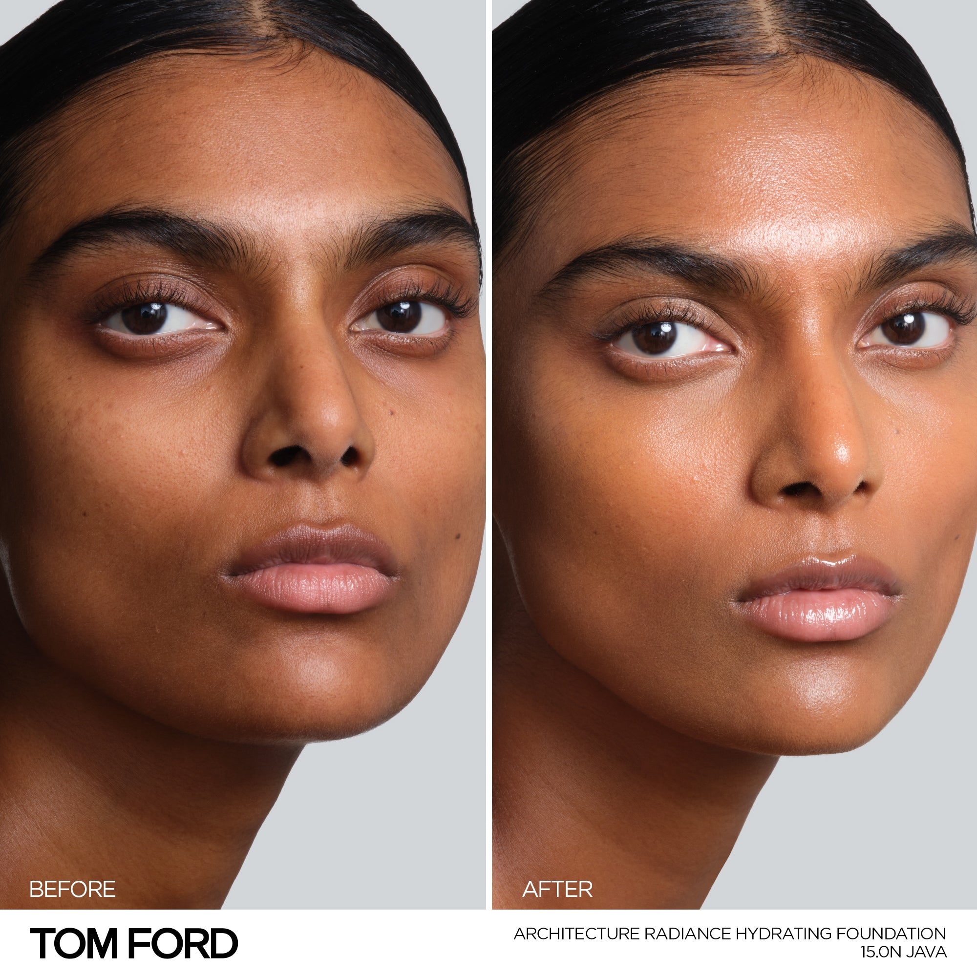 Architecture Radiance Hydrating Foundation Broad Spectrum SPF 50+, 30.0 ml, 15.0N Java, 15.0N, Model, medium