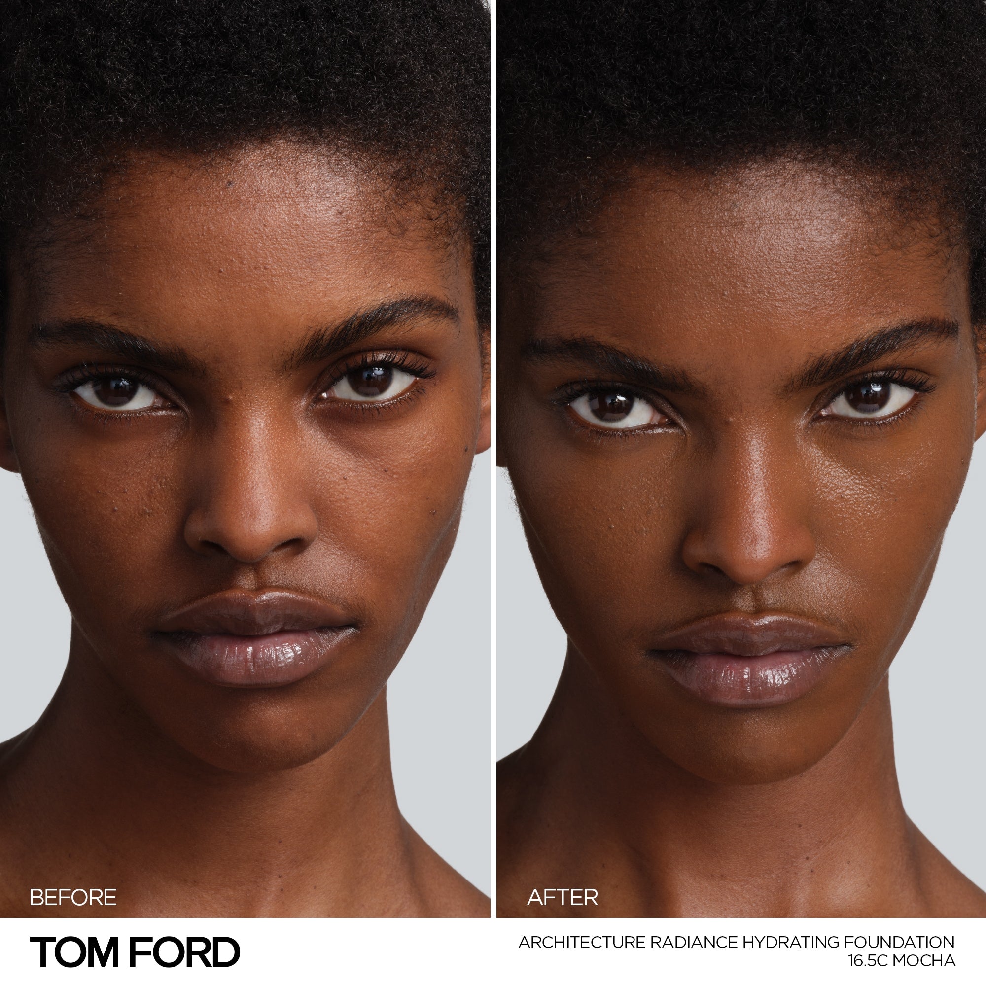 Architecture Radiance Hydrating Foundation Broad Spectrum SPF 50+, 30.0 ml, 16.5C Mocha, 16.5C, Model, deep