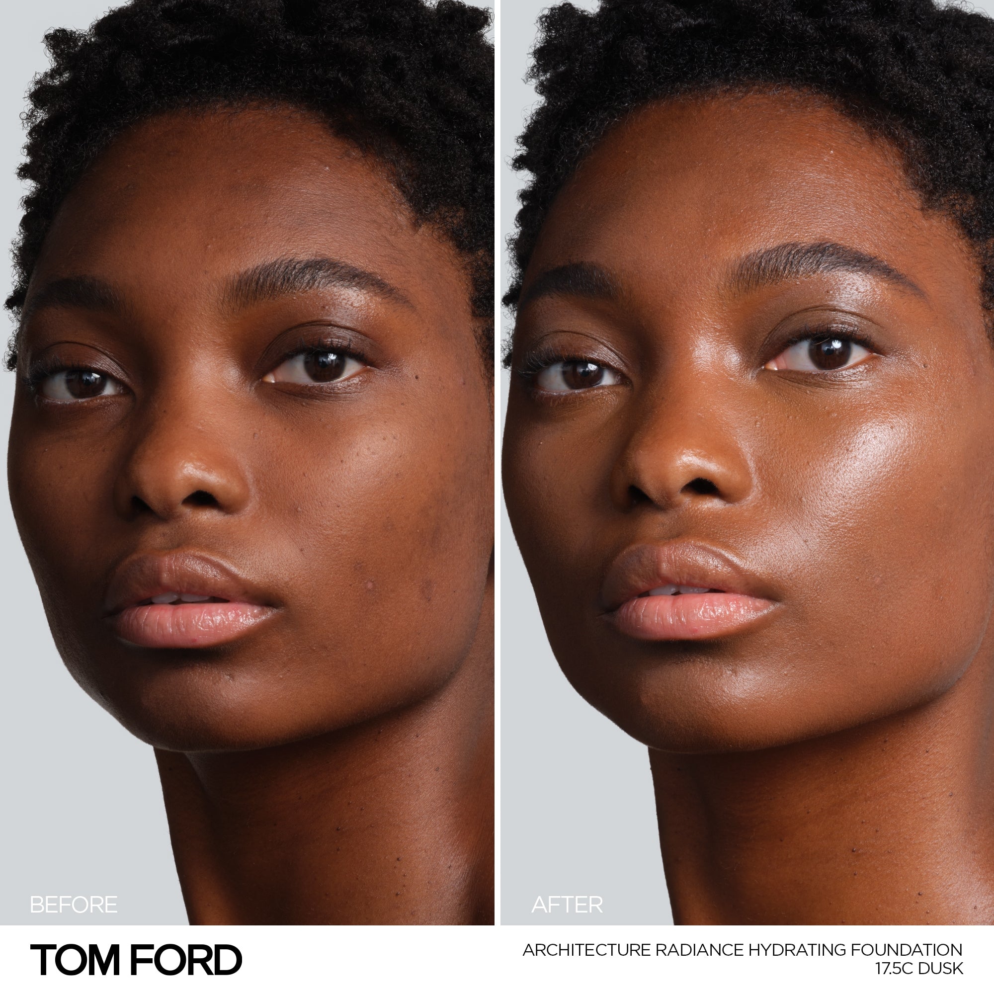 Architecture Radiance Hydrating Foundation Broad Spectrum SPF 50+, 30.0 ml, 17.5C Dusk, 17.5C, Model, deep