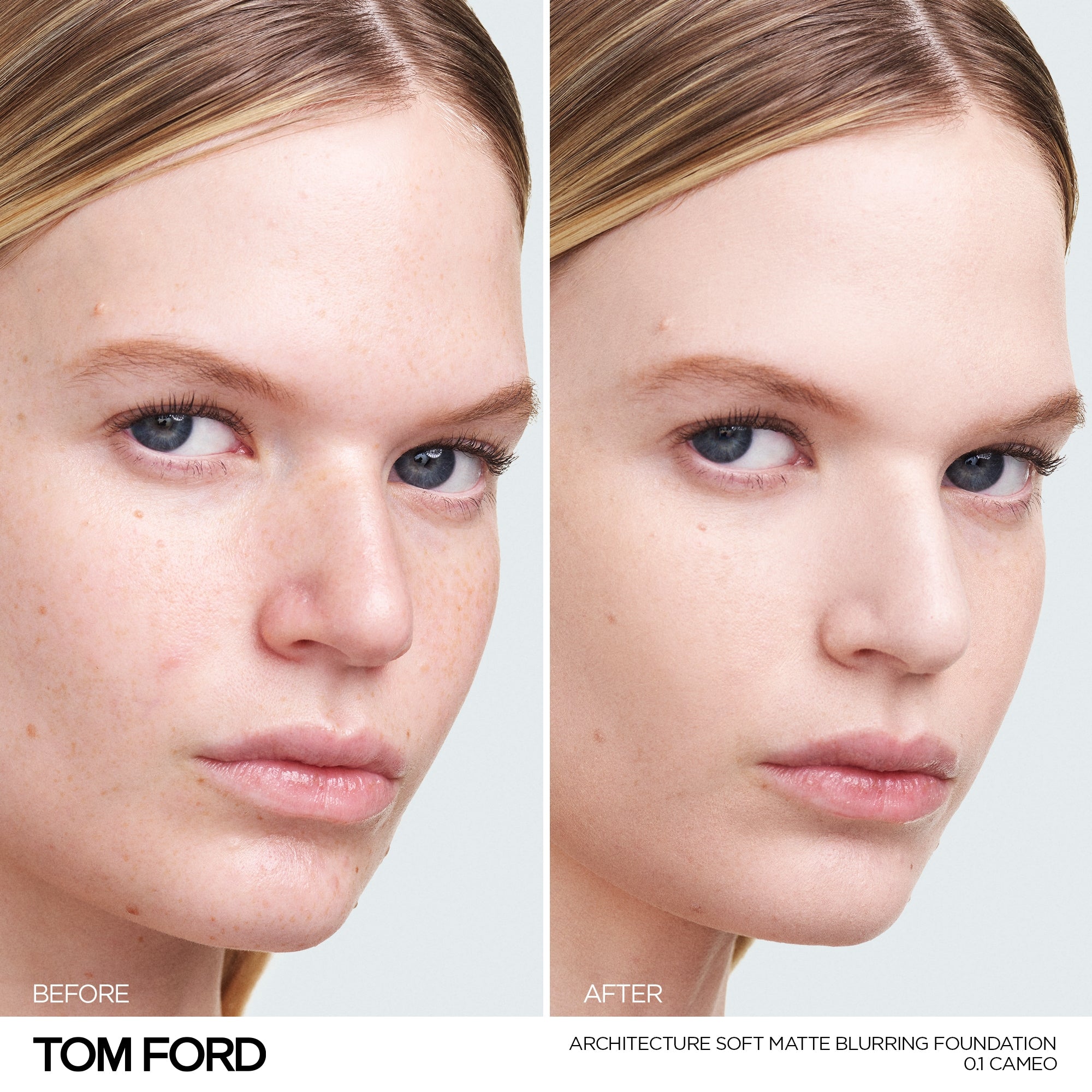 Architecture Soft Matte Blurring Foundation, 30.0 ml, 0.1 Cameo, 0.1, Model, light