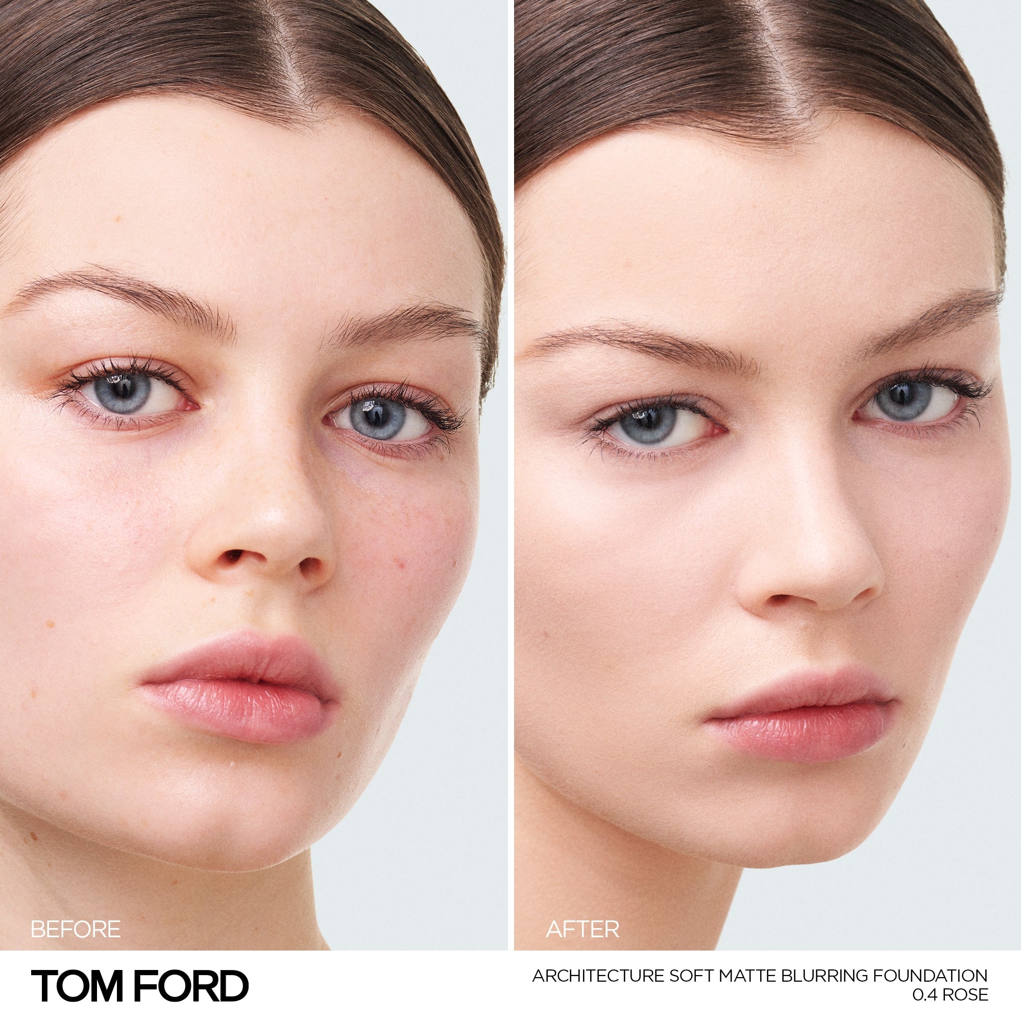 Architecture Soft Matte Blurring Foundation, 30.0 ml, 0.4 Rose, 0.4, Model, light