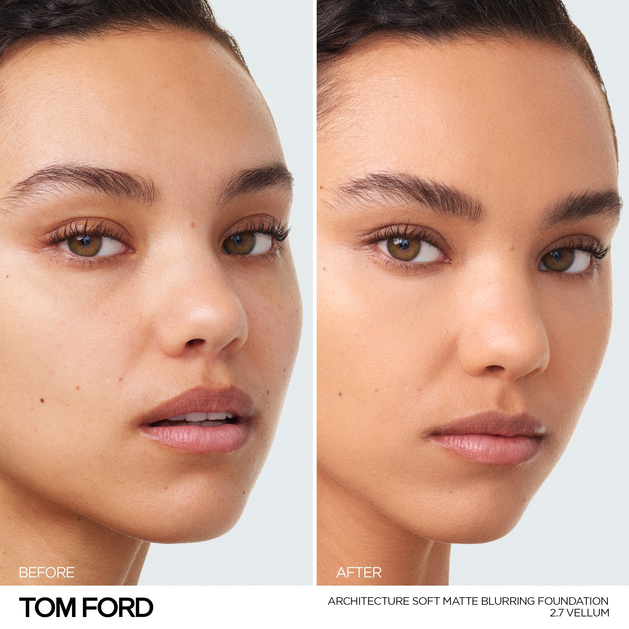 Architecture Soft Matte Blurring Foundation, 30.0 ml, 2.7 Vellum, 2.7, Model, medium