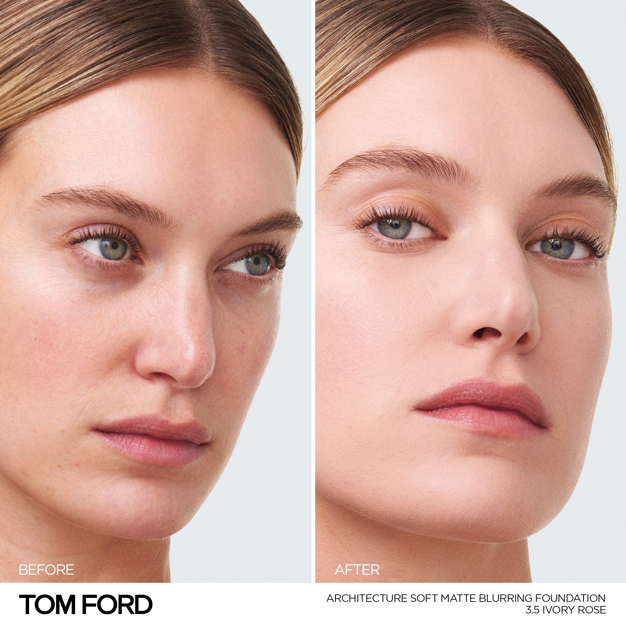 Architecture Soft Matte Blurring Foundation, 30.0 ml, 3.5 Ivory Rose, 3.5, Model, light