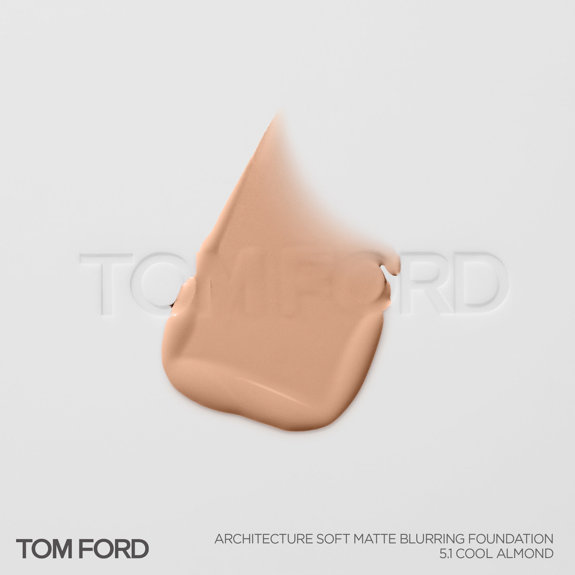 Architecture Soft Matte Blurring Foundation, 30.0 ml, 5.1 Cool Almond, 5.1, Smoosh