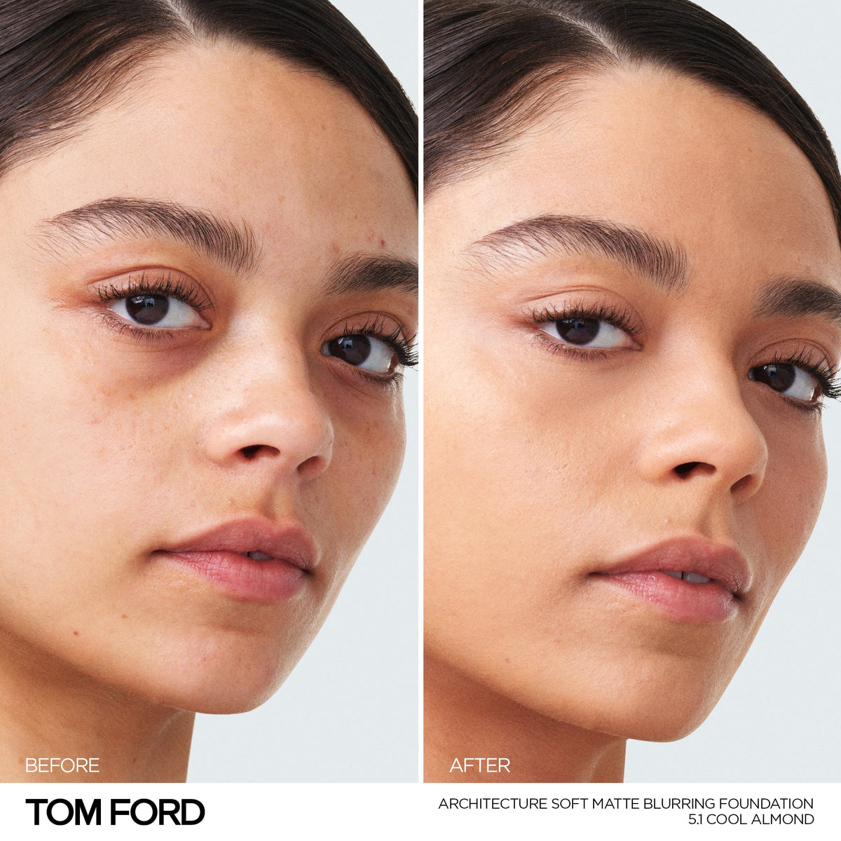 Architecture Soft Matte Blurring Foundation, 30.0 ml, 5.1 Cool Almond, 5.1, Model, medium