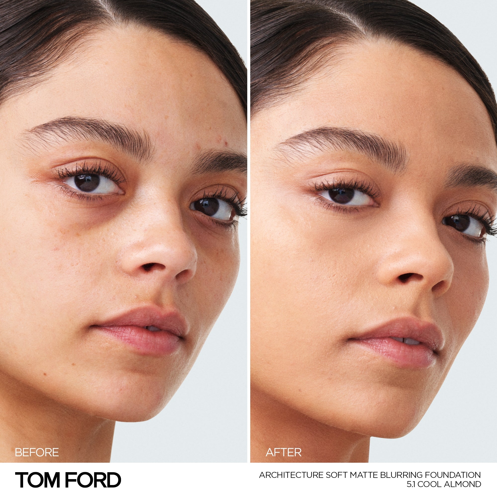 Architecture Soft Matte Blurring Foundation, 30.0 ml, 5.1 Cool Almond, 5.1, Model, medium