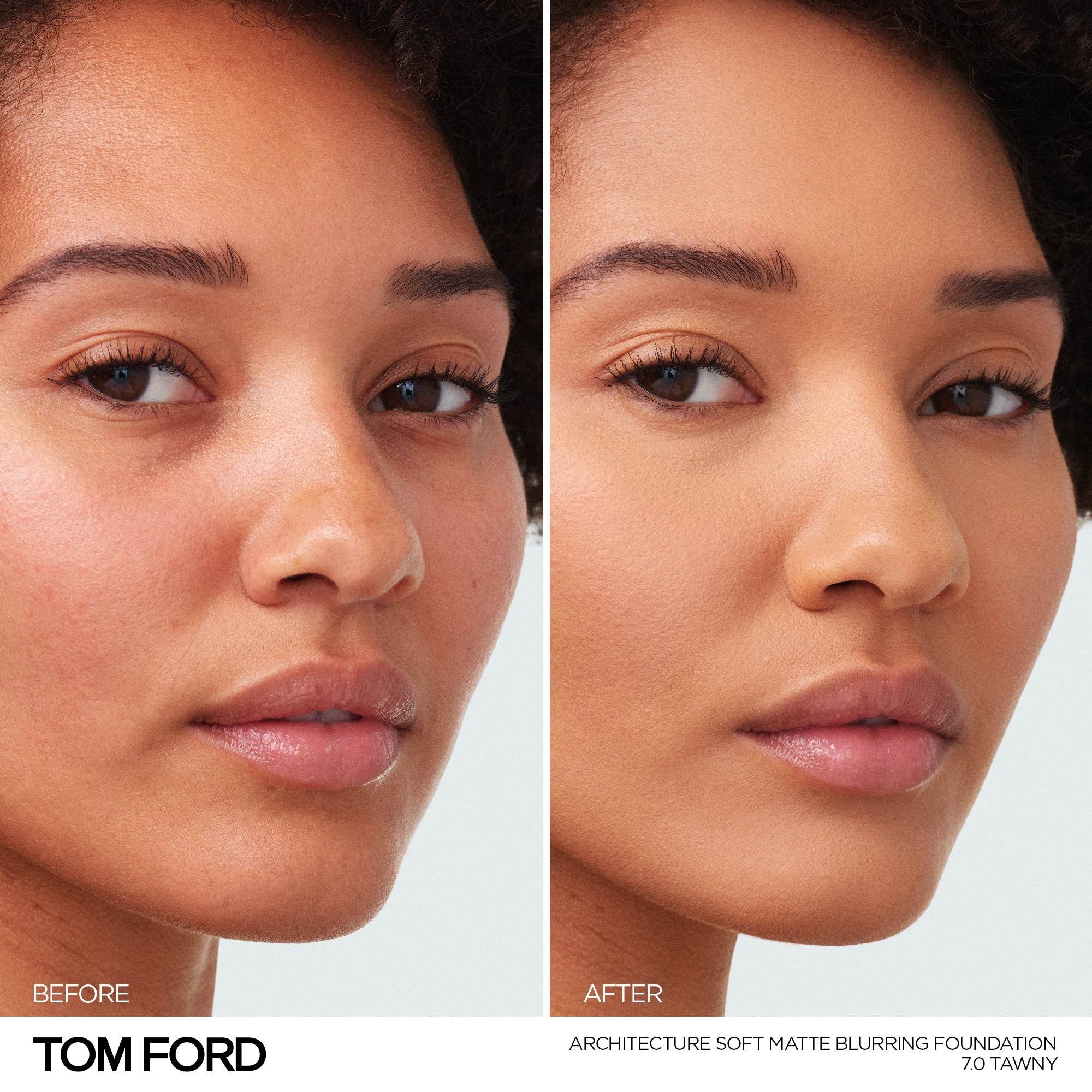 Architecture Soft Matte Blurring Foundation, 30.0 ml, 7.0 Tawny, 7.0, Model, medium