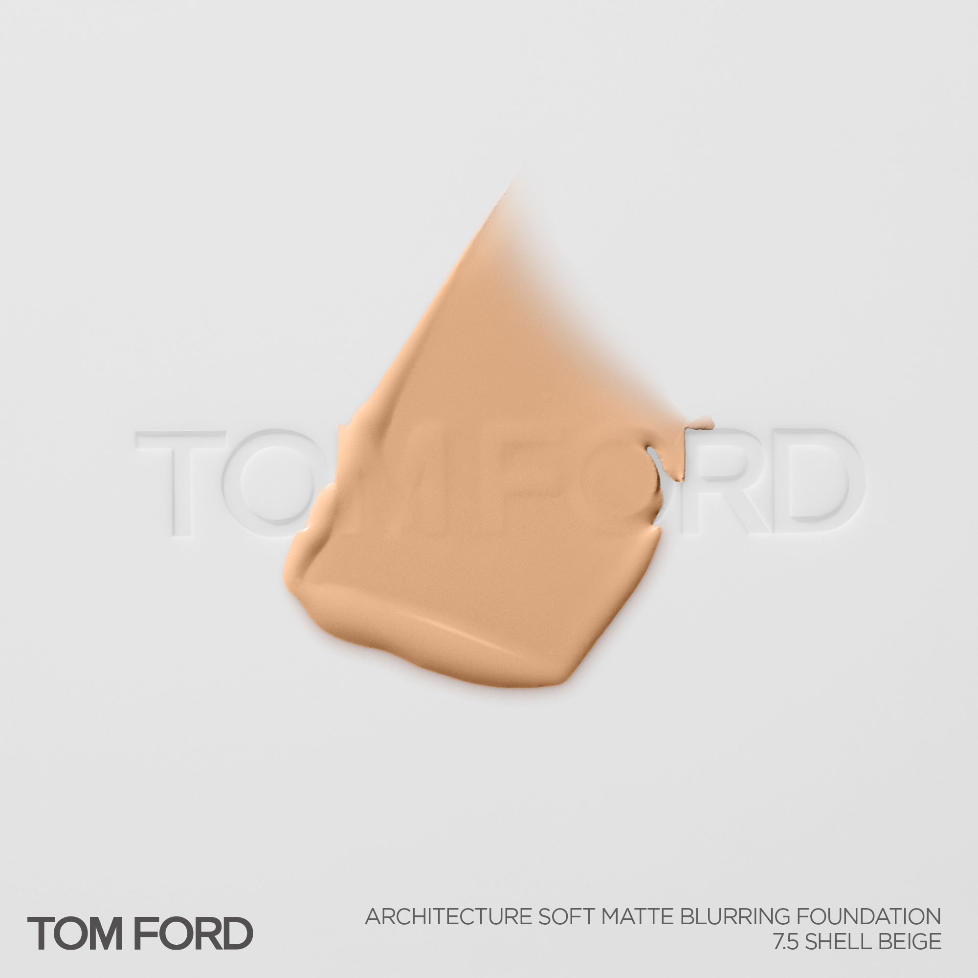 Architecture Soft Matte Blurring Foundation, 30.0 ml, 7.5 Shell Beige, 7.5, Smoosh