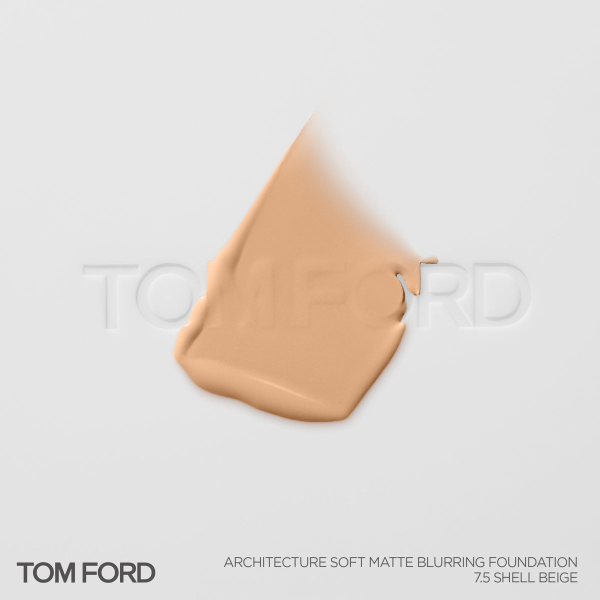 Architecture Soft Matte Blurring Foundation, 30.0 ml, 7.5 Shell Beige, 7.5, Smoosh