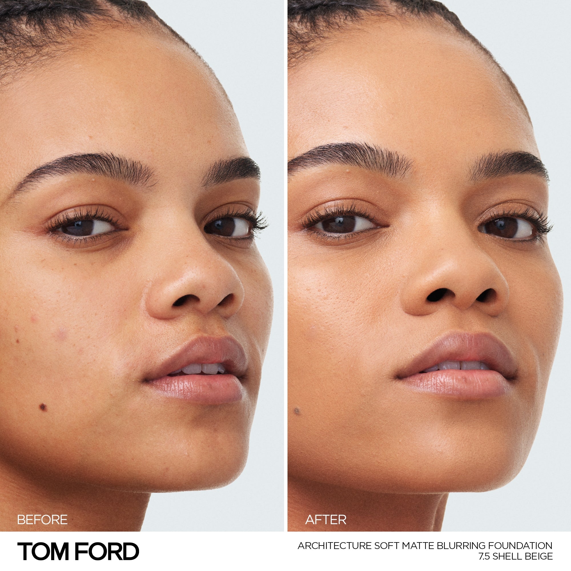 Architecture Soft Matte Blurring Foundation, 30.0 ml, 7.5 Shell Beige, 7.5, Model, medium