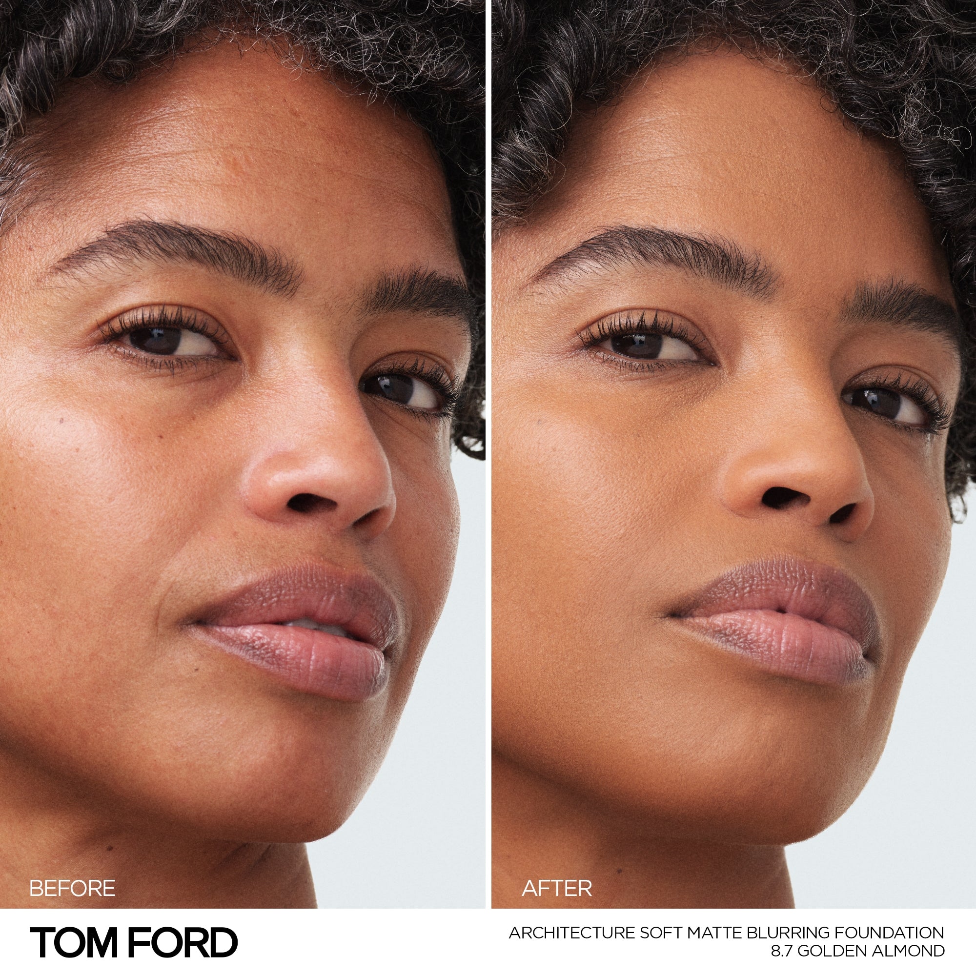 Architecture Soft Matte Blurring Foundation, 30.0 ml, 8.7 Golden Almond, 8.7, Model, deep