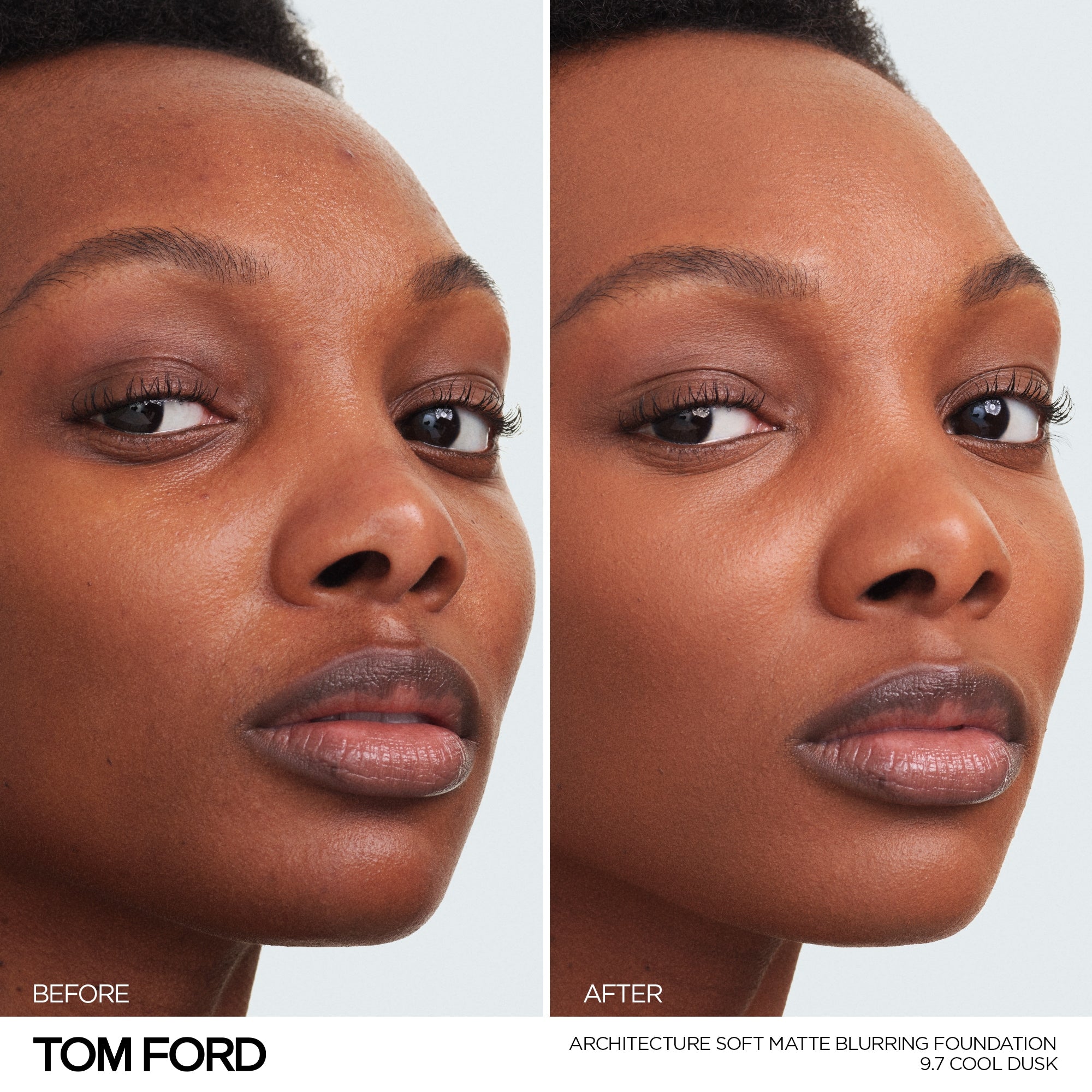 Architecture Soft Matte Blurring Foundation, 30.0 ml, 9.7 Cool Dusk, 9.7, Model, deep