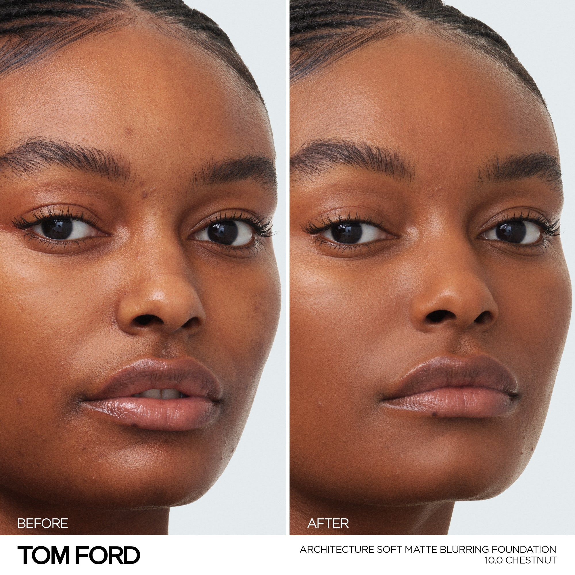 Architecture Soft Matte Blurring Foundation, 30.0 ml, 10.0 Chestnut, 10.0, Model, deep