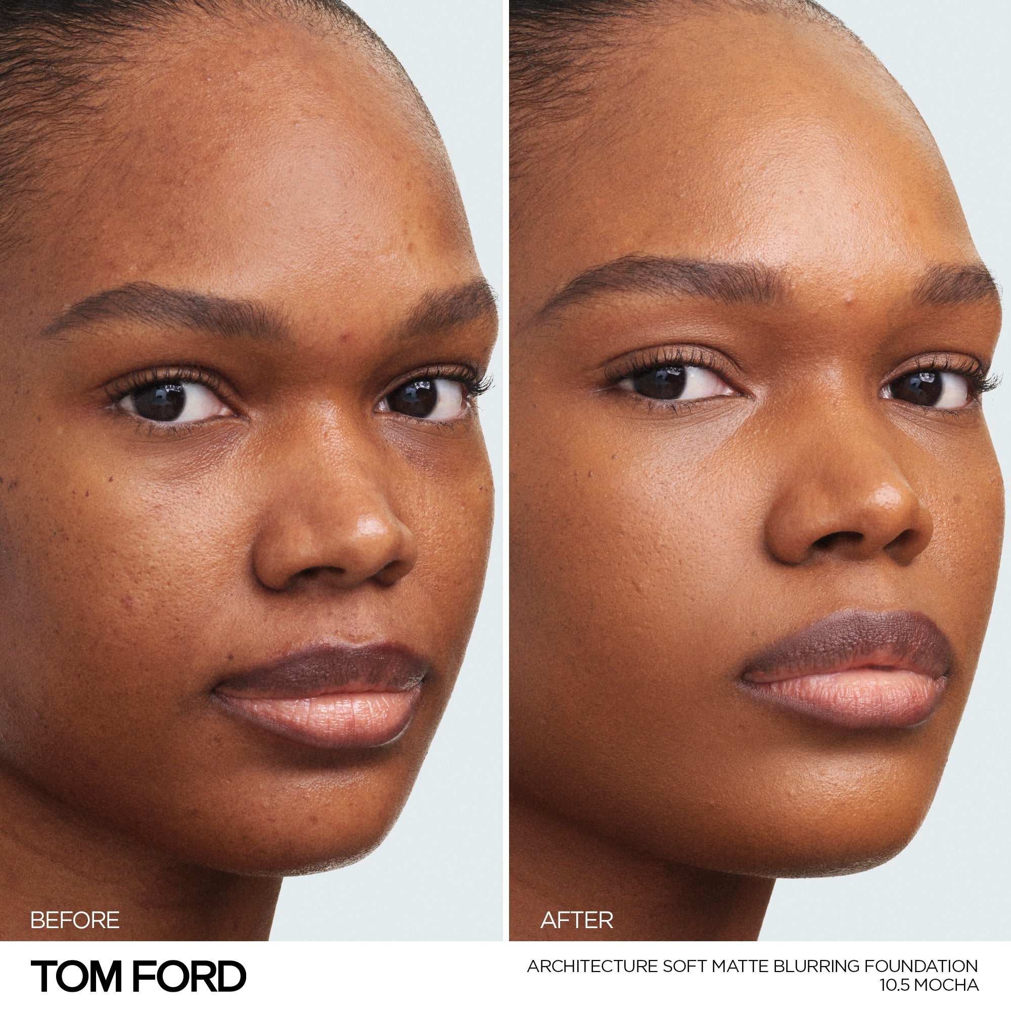 Architecture Soft Matte Blurring Foundation, 30.0 ml, 10.5 Mocha, 10.5, Model, deep