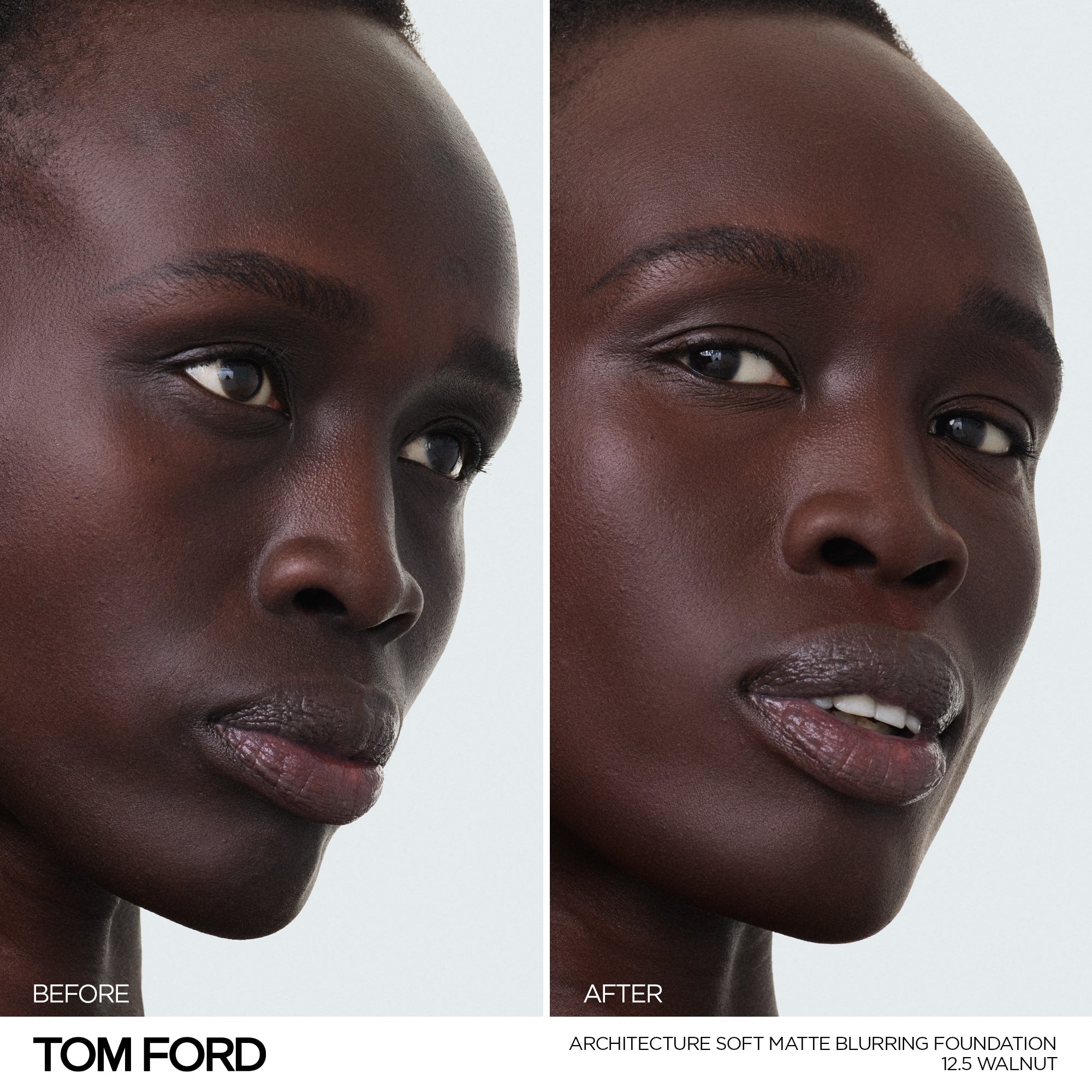 Architecture Soft Matte Blurring Foundation, 30.0 ml, 12.5 Walnut, 12.5, Model, deep