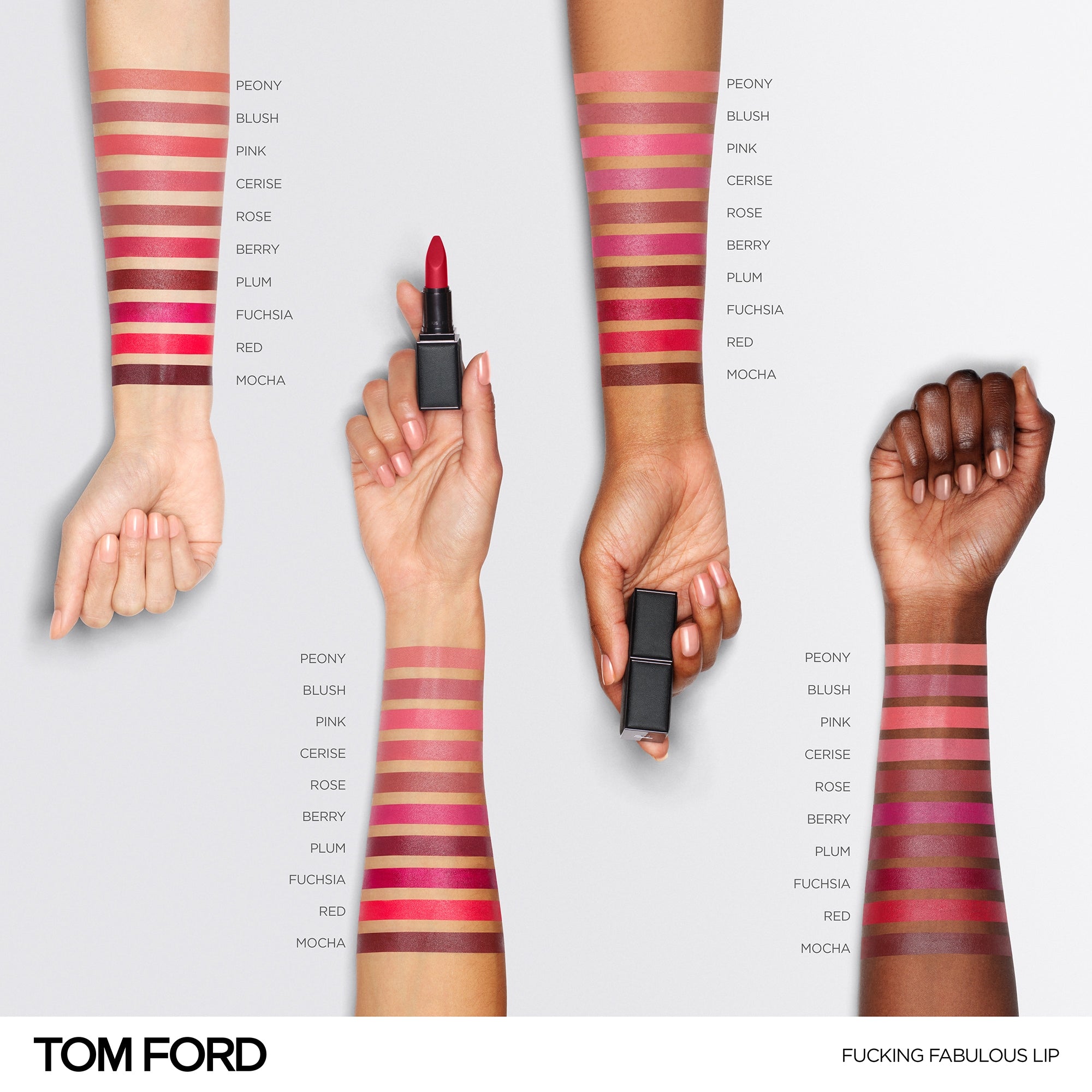 Fucking Fabulous Lip Color, 3.2 g, F9 Red, F9, Model